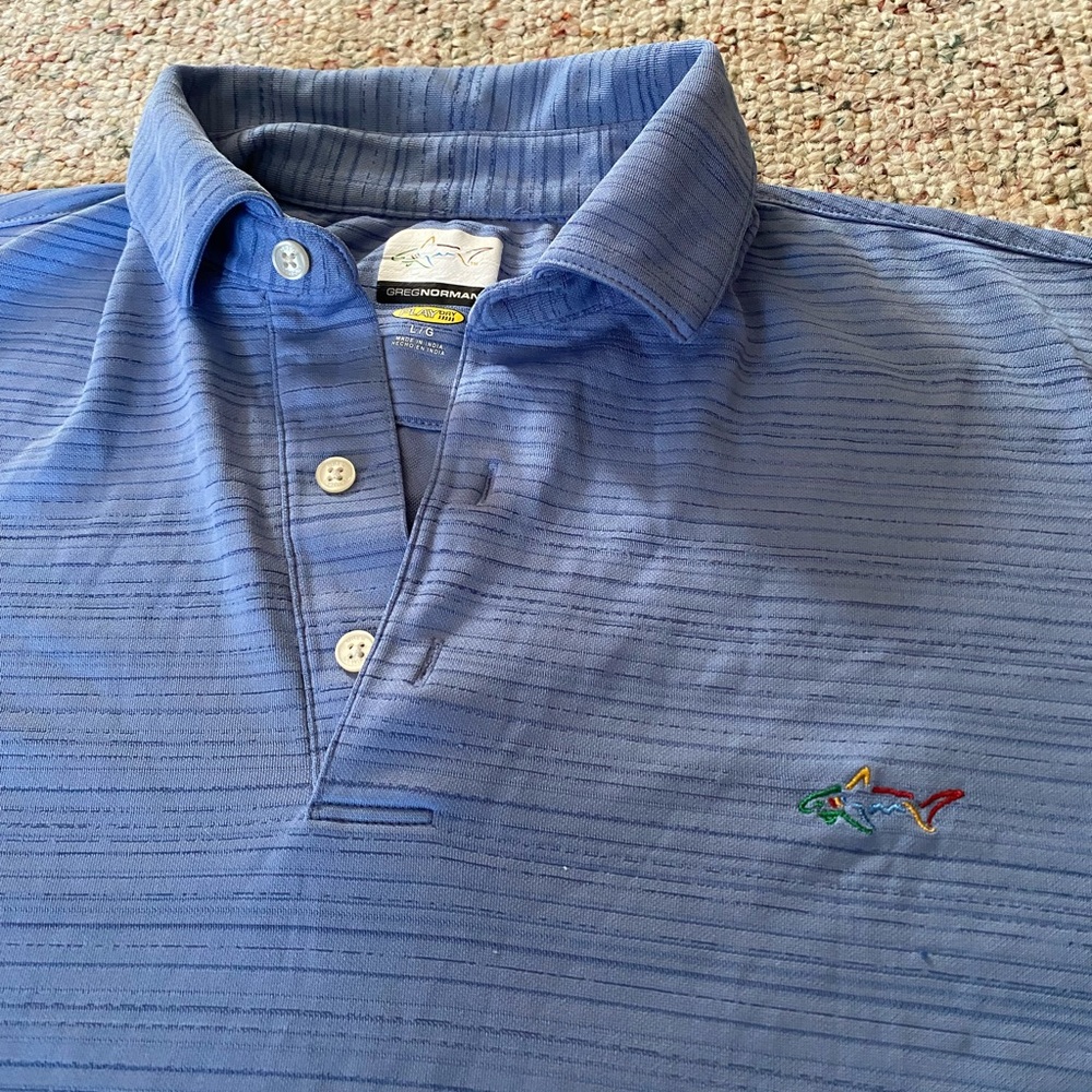 Men's quarter button up with Embroidery